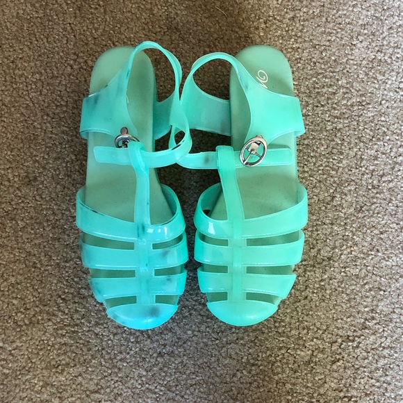 Wanted Shoes Platform Jelly Sandals Poshmark